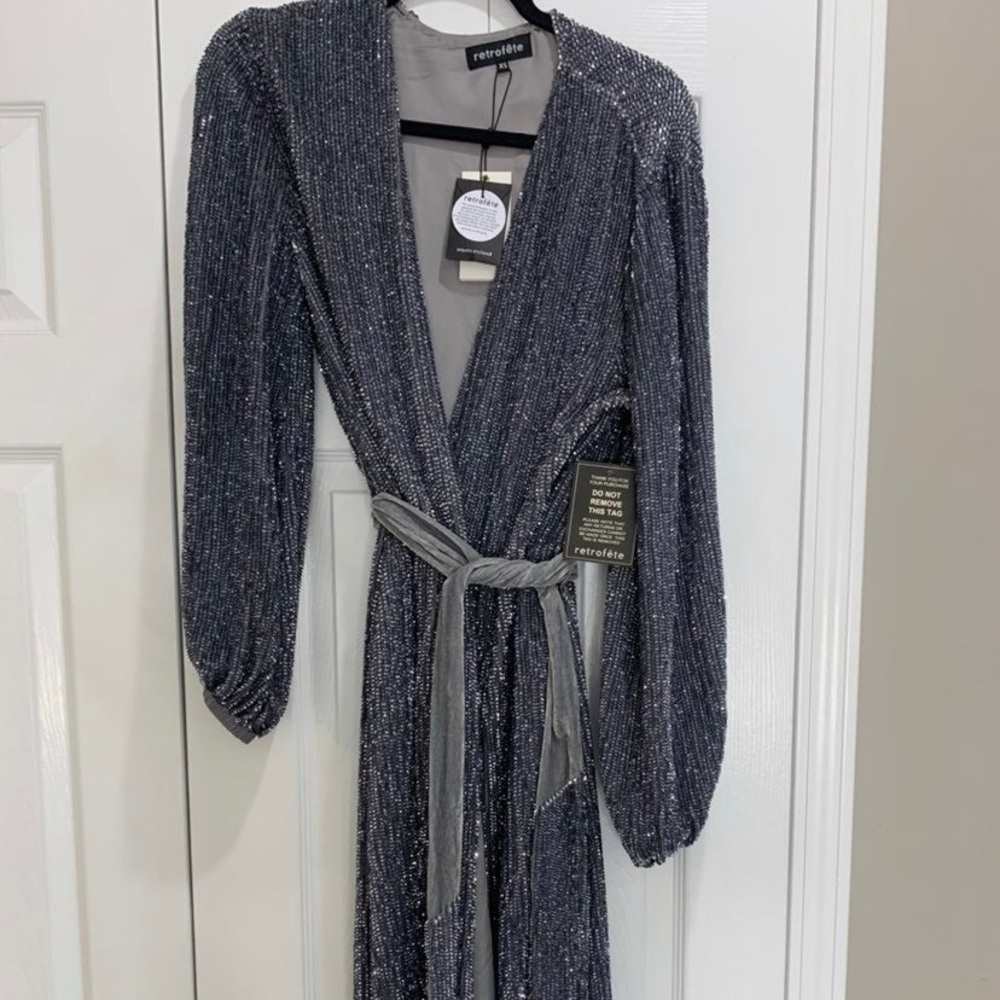 Retrofete Wrap Robe Dress